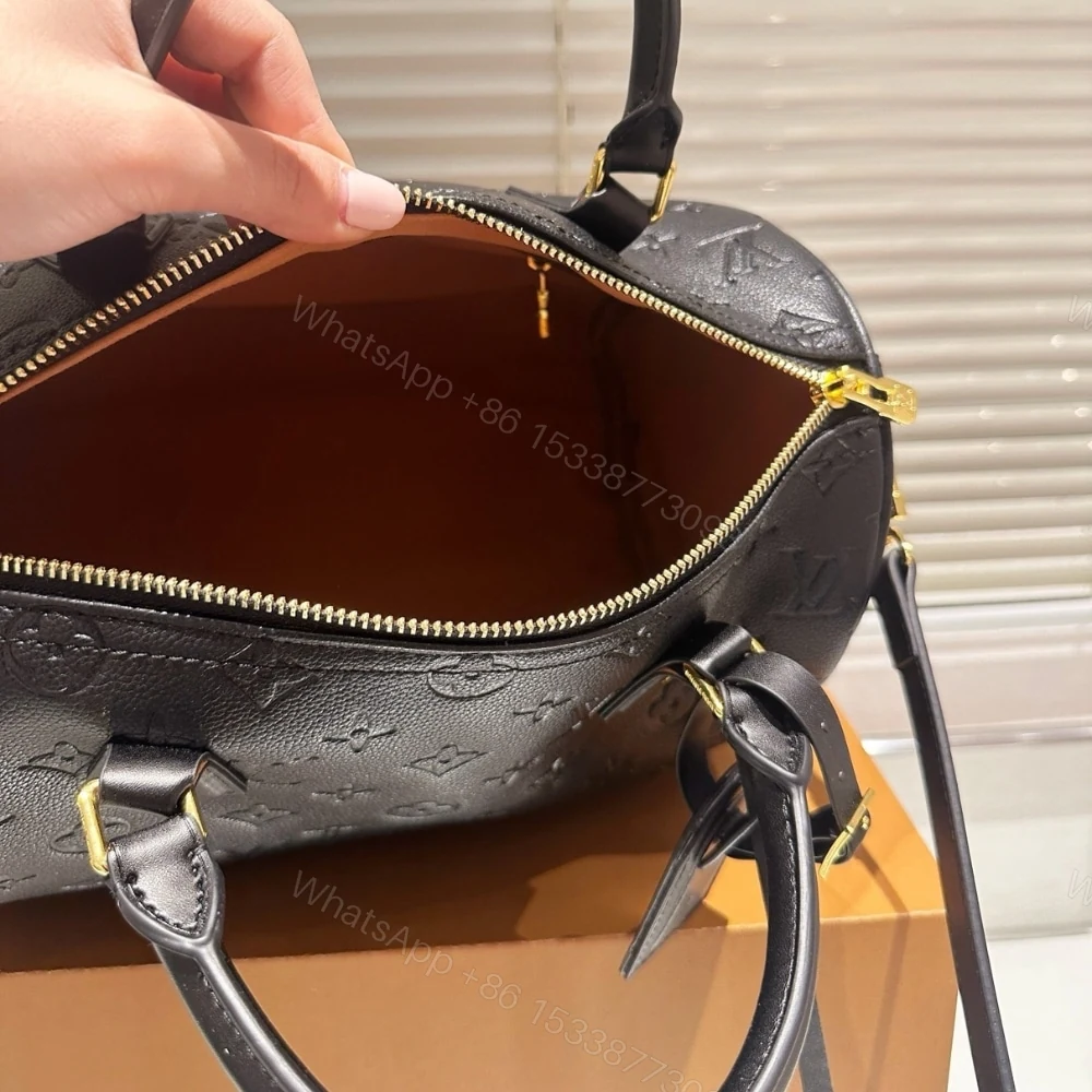 View 9 of Louis Vuitton Speedy Soft Bag Monogram Black 30Cm