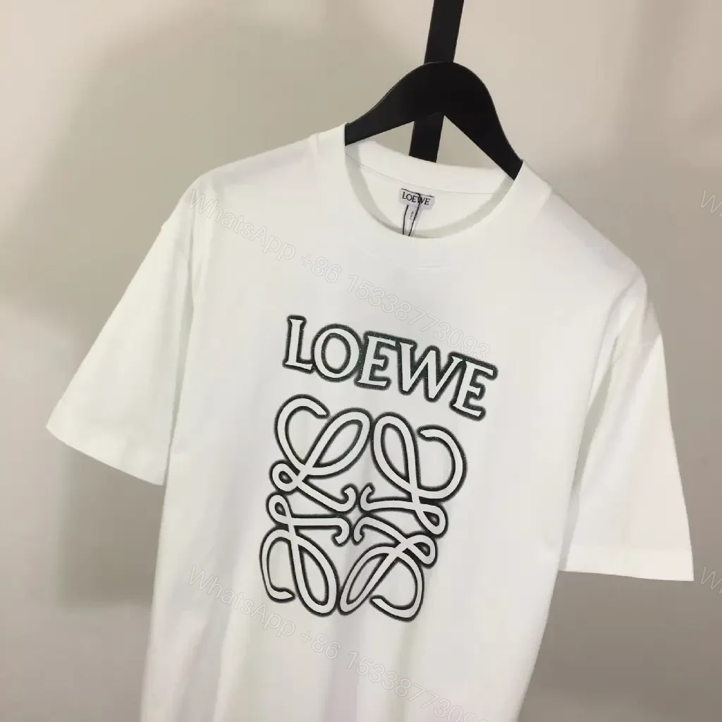 View 3 of White Cotton Tee, Luxe Graphic, Signature Motif Tee