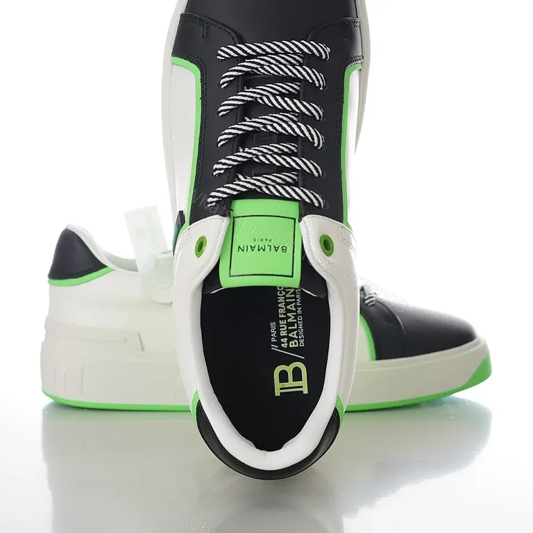 View 7 of Bold Neon Trim Platform Sneaker - Luxury City Comfort