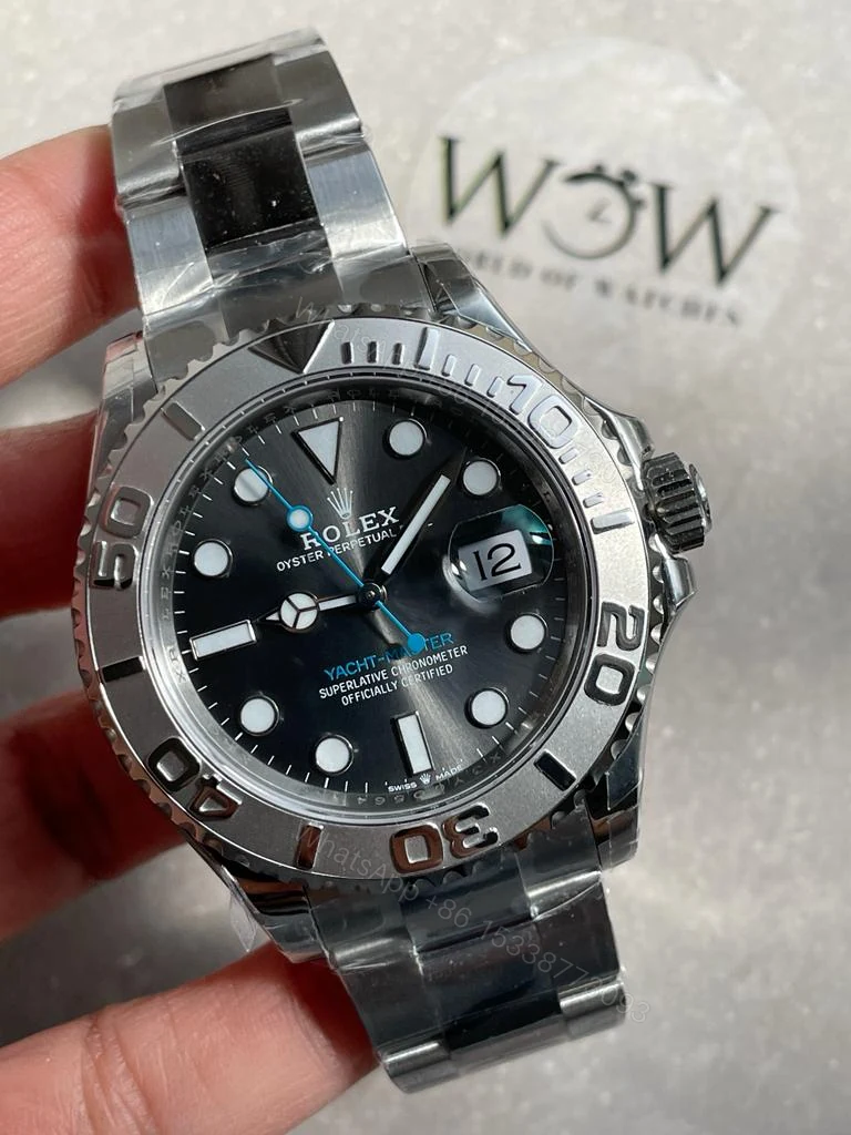 View 3 of VSF FACTORY 1:1 Rolex Yacht-Master 40mm 116622 904L SS Grey Dial Dots on SS Bracelet VS3135