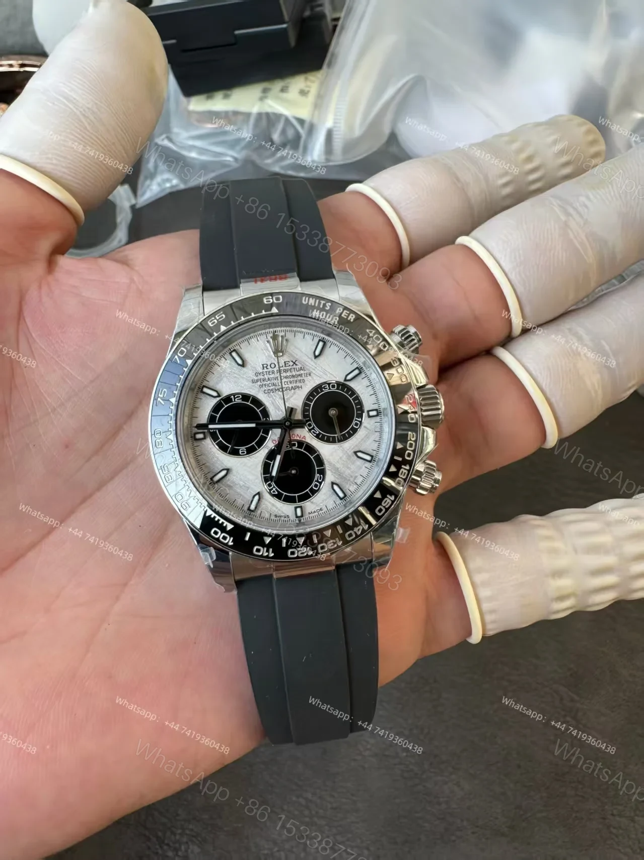 View 7 of Rolex Super Clone Daytona M126519LN-0007 Meteorite Dial 4131 Movement