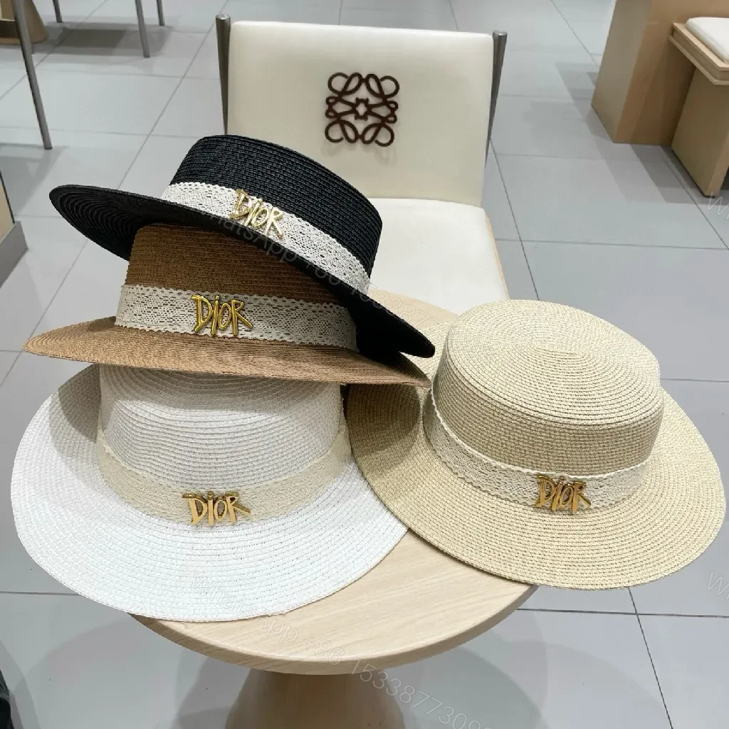 View 7 of Neutral Straw Fedora with Gold Charm Hat