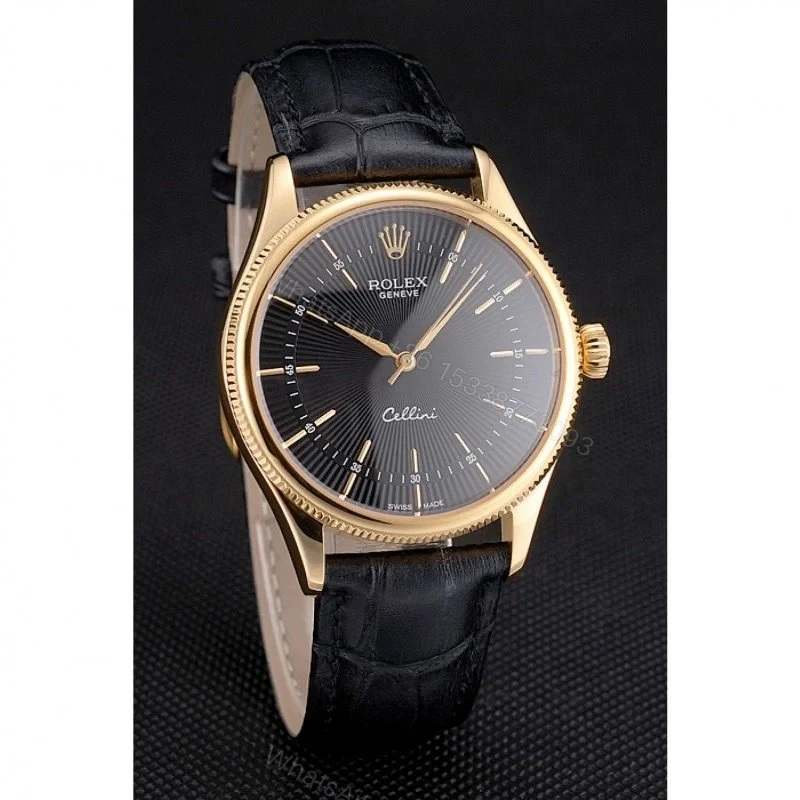 View 3 of Superclone Rolex Cellini Black Dial REP016803