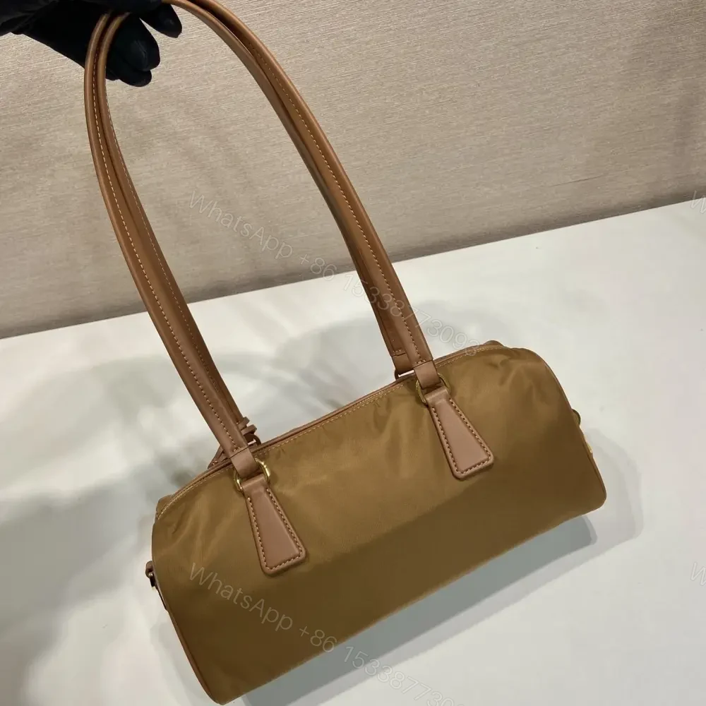 View 4 of 高仿Prada*RE-Nylon系列1BB27手提單肩包中號焦糖色免檢版