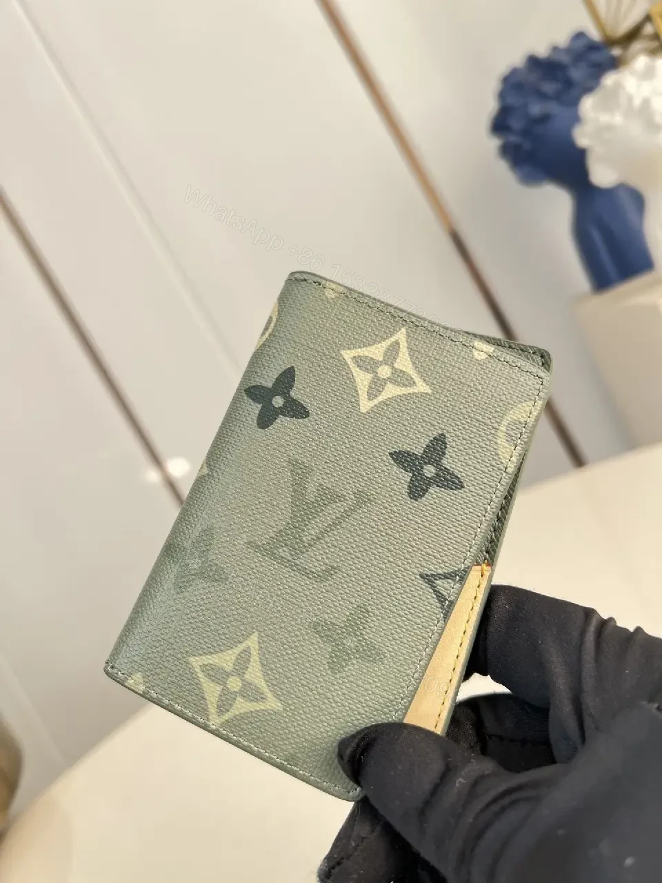 View 5 of Monogram Shine Wallet: Compact, Luxe Card Holder