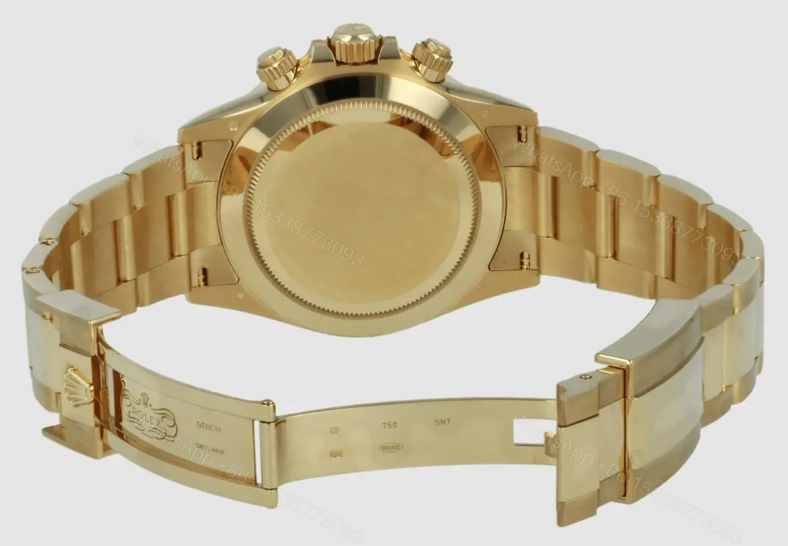 View 2 of Rolex Daytona Full Gold Diamond Dial Replica