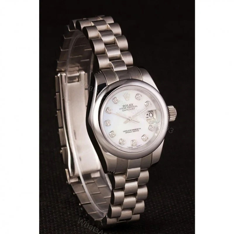 View 3 of Replica Rolex Datejust White Dial RL123 26 mm