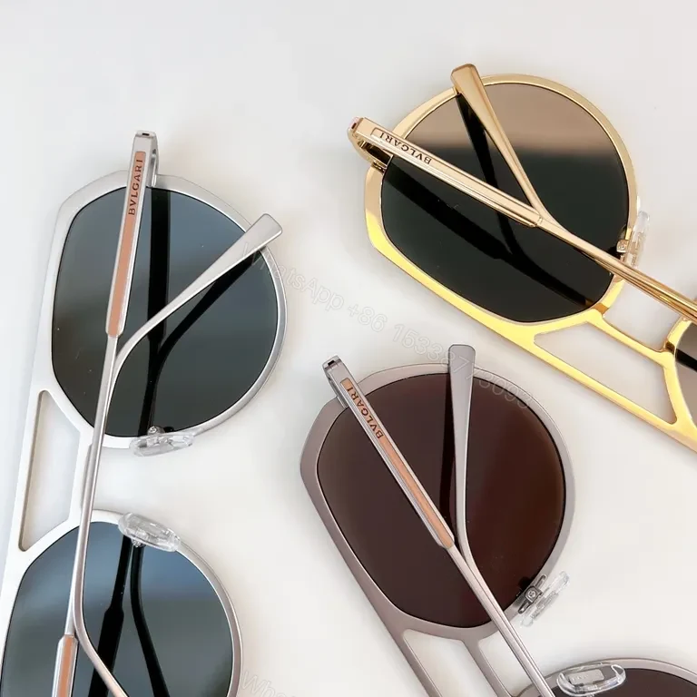 View 5 of Chic BVLGARI-Style Sunglasses: Modern Frame, All-Day Comfort