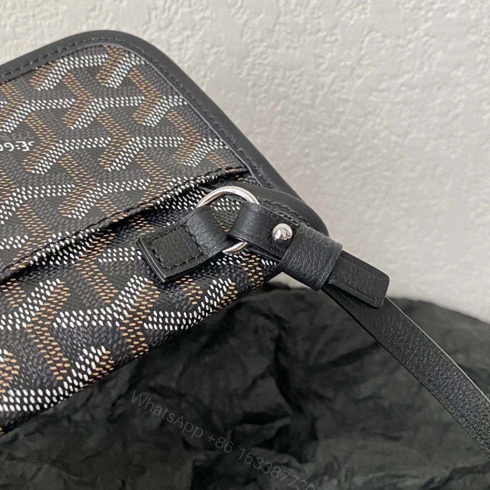 View 8 of 高仿Goyard*STLOUI8滿印Tote媽咪袋黑色大號免檢版
