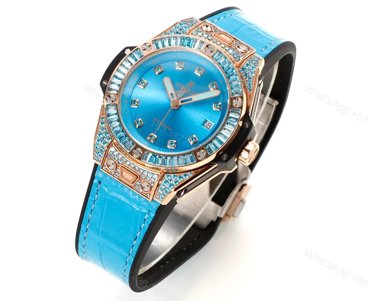 View 2 of Hublot Big Bang Blue Leather Watch