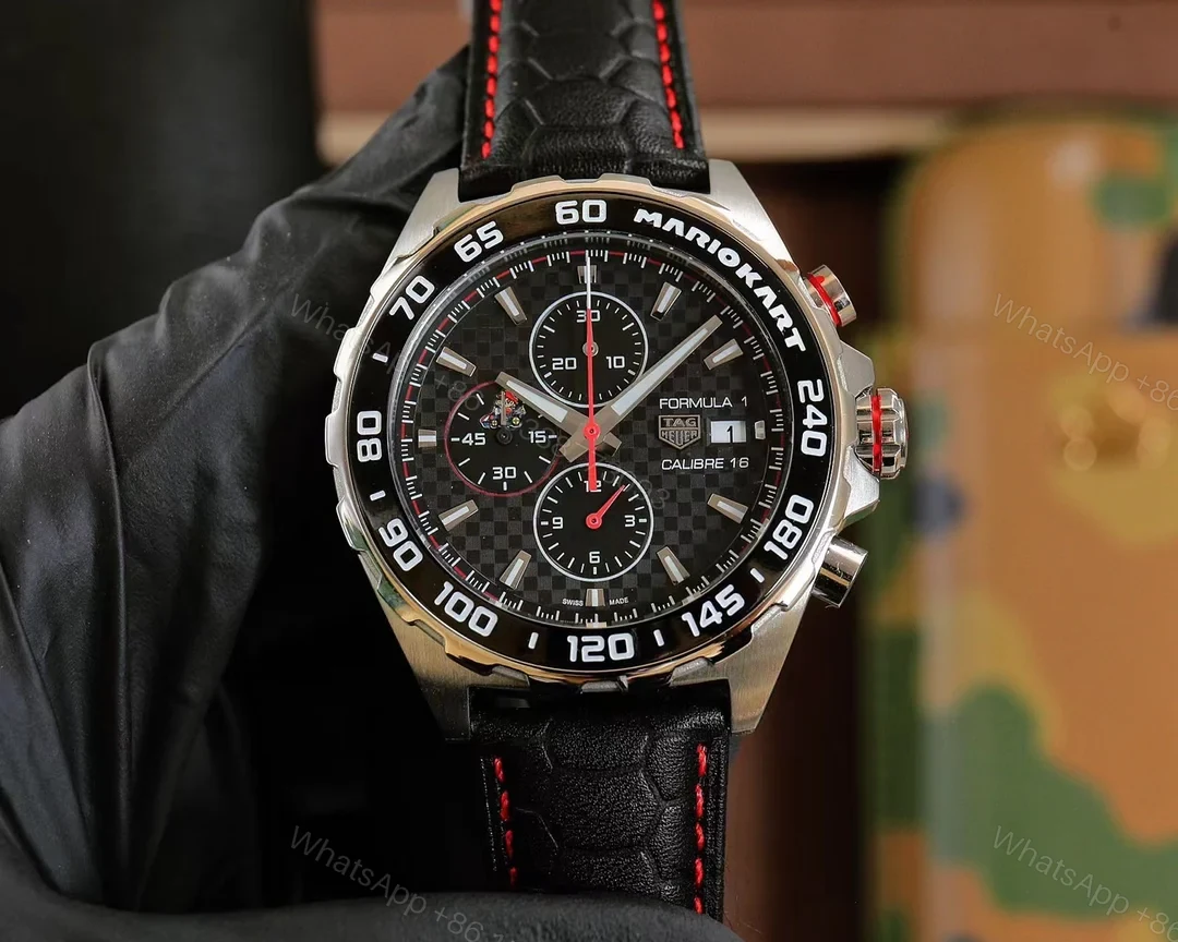 View 8 of TAG Heuer Special Edition Racing Chronograph 41MM Black PVD Steel Watch TAGHEUER-RACING-VK-CHRONO-BLK-41