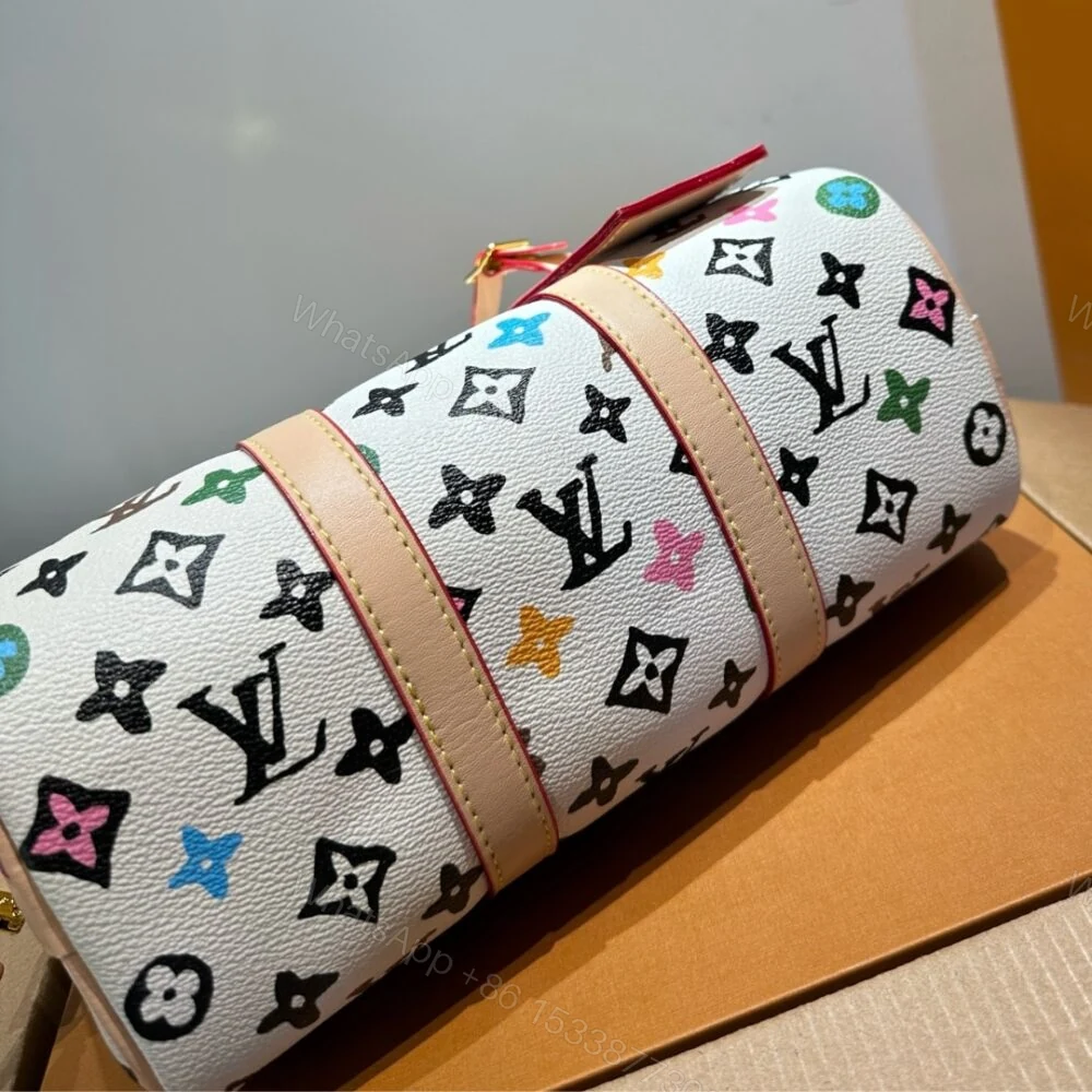 View 5 of Louis Vuitton Speedy 25 Handbag Monogram Canvas In Multicolor 25Cm
