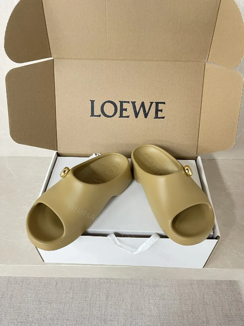 View 3 of Minimalist Signature Slip-On Sandals - Luxe Comfort
