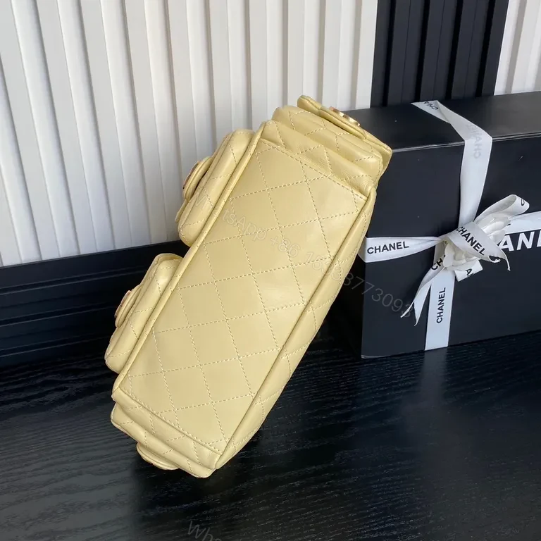 View 8 of Chic Quilted Satchel with Gold Chain Strap â€“ Everyday Luxury