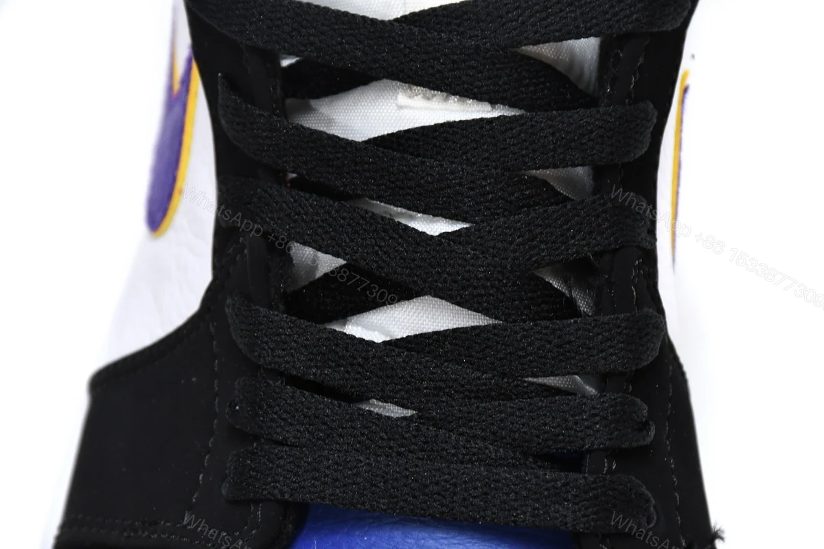 View 5 of Air Jordan 1 Mid Lakers Top 3 852542-005