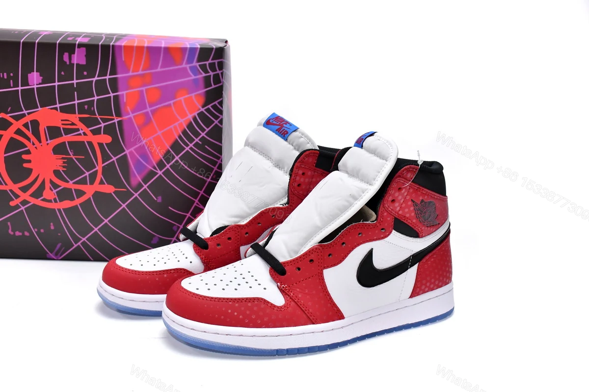 Air Jordan 1 Retro High Spider-Man Origin Story 555088-602 — view 2