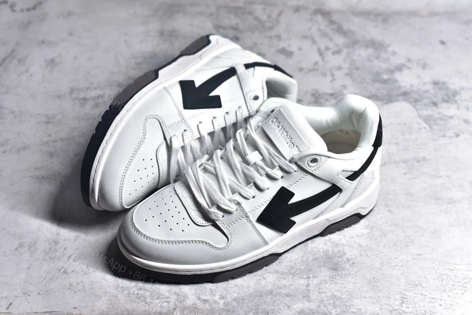 View 4 of OFF-WHITE Out Of Office Black White 40110