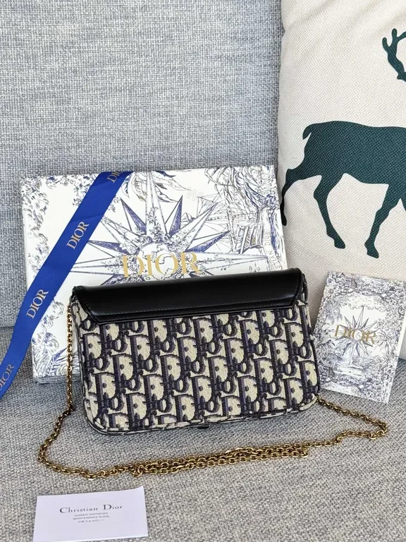 View 8 of Chic Dior Canvas & Leather Crossbody: Everyday Luxury Bag
