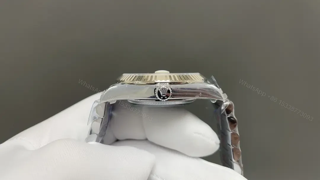 View 7 of Rolex Day-Date Silver Dial 40MM President Bracelet Premium Edition 228236-0002