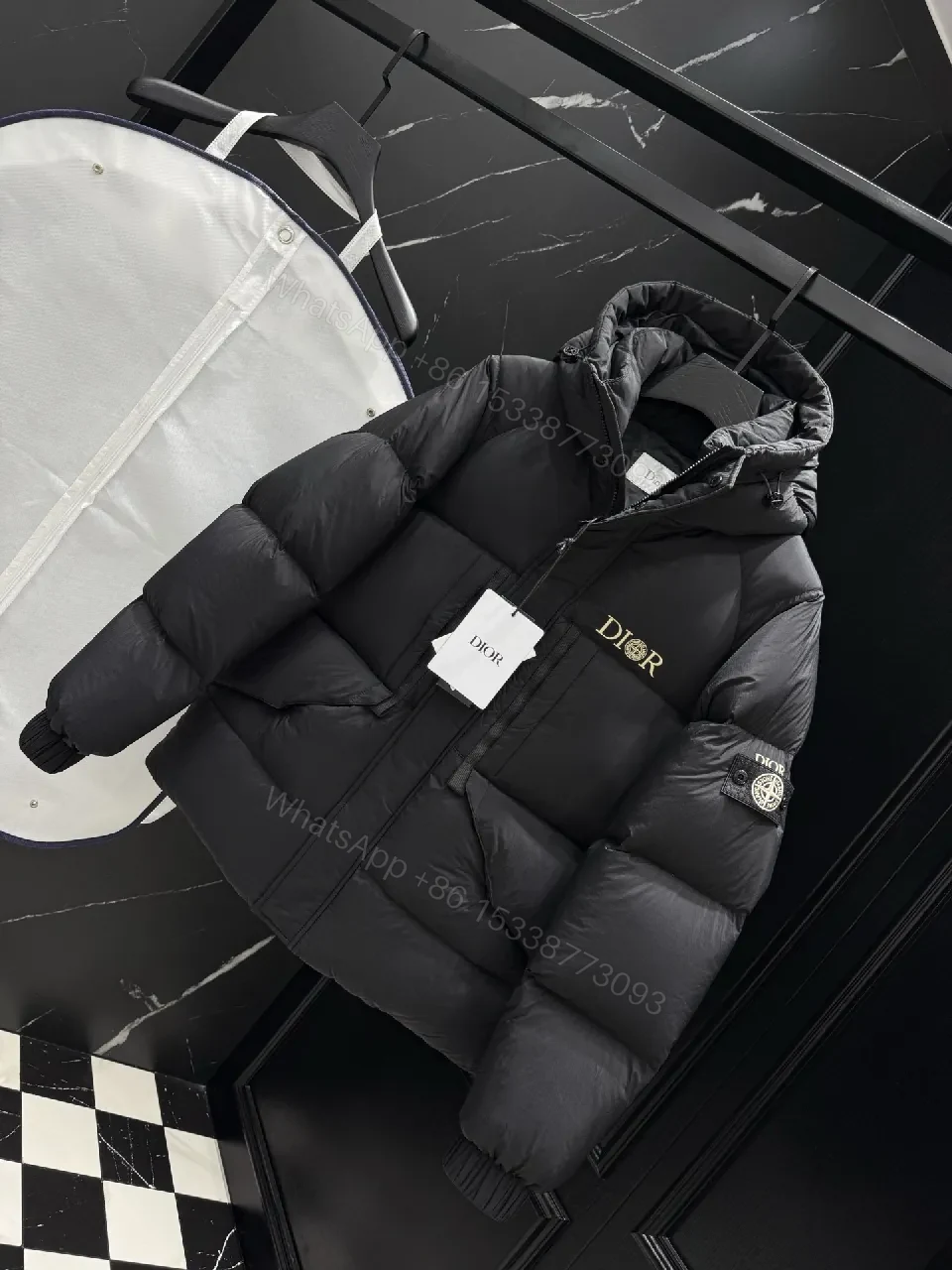 View 8 of Bold Puffer Parka: Luxe City-Warmth, Signature Branding