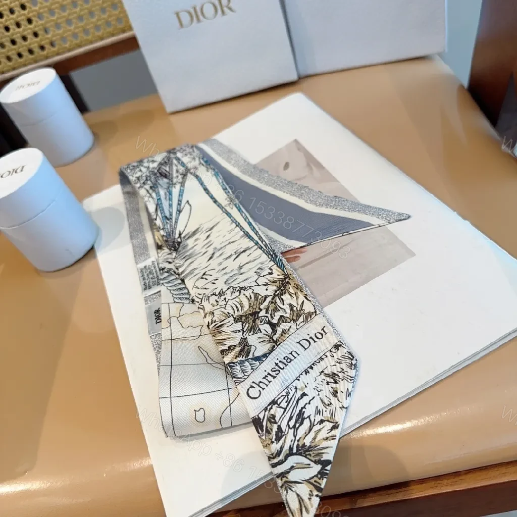 View 9 of Textured Botanical Scarves: Luxe Patterned Accessory Style
