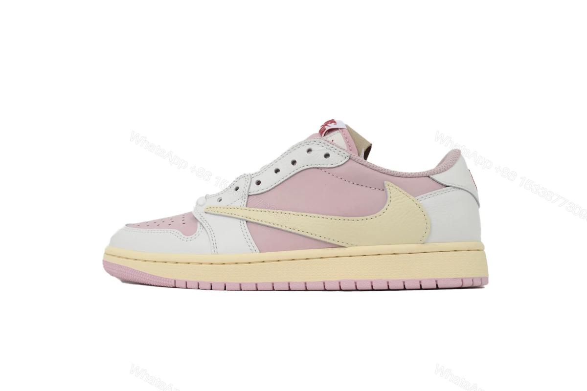 View 6 of Travis Scott x Air Jordan 1 Low OG Shy Pink DM7866-600