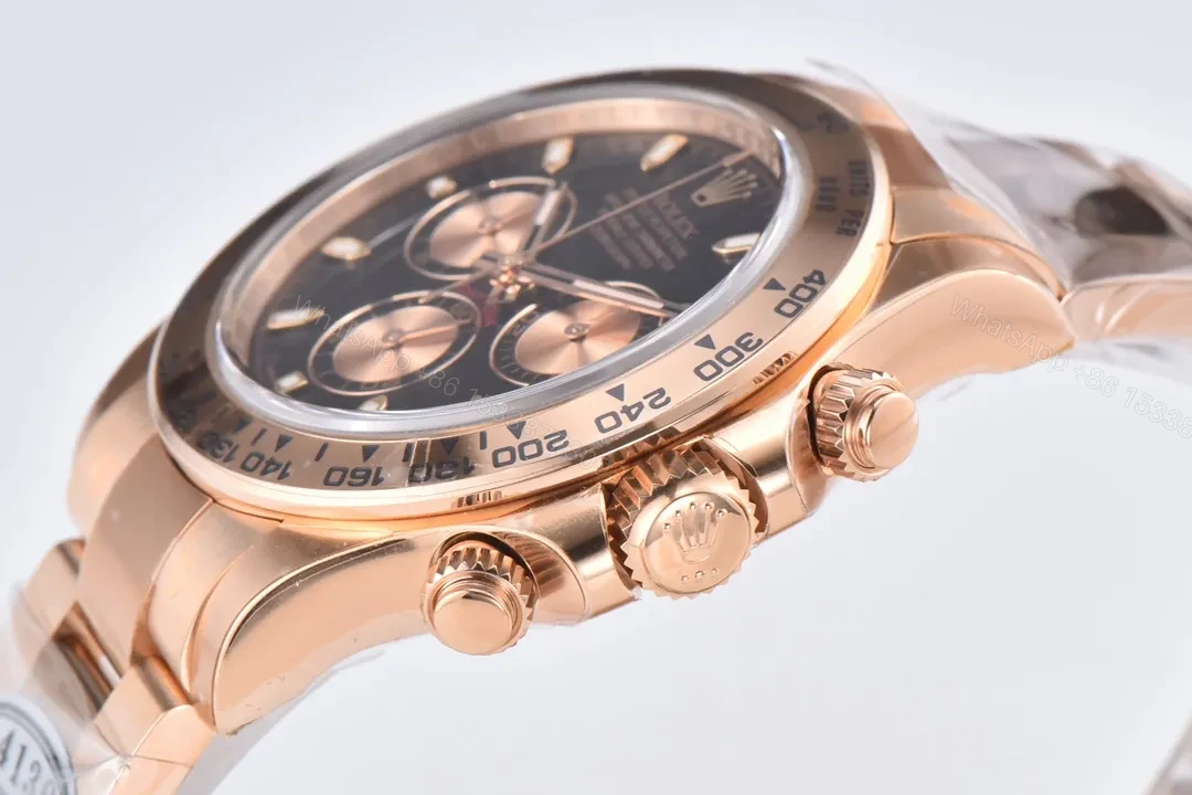 View 2 of TW Factory Clean Factory Clean Rose Gold Daytona Black Dial Watch