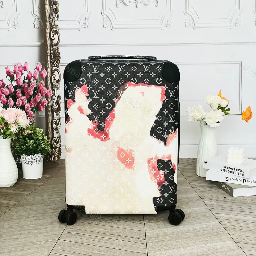 Louis Vuitton Horizon 55 rolling suitcase Aistinctive Artistic Pattern — view 1