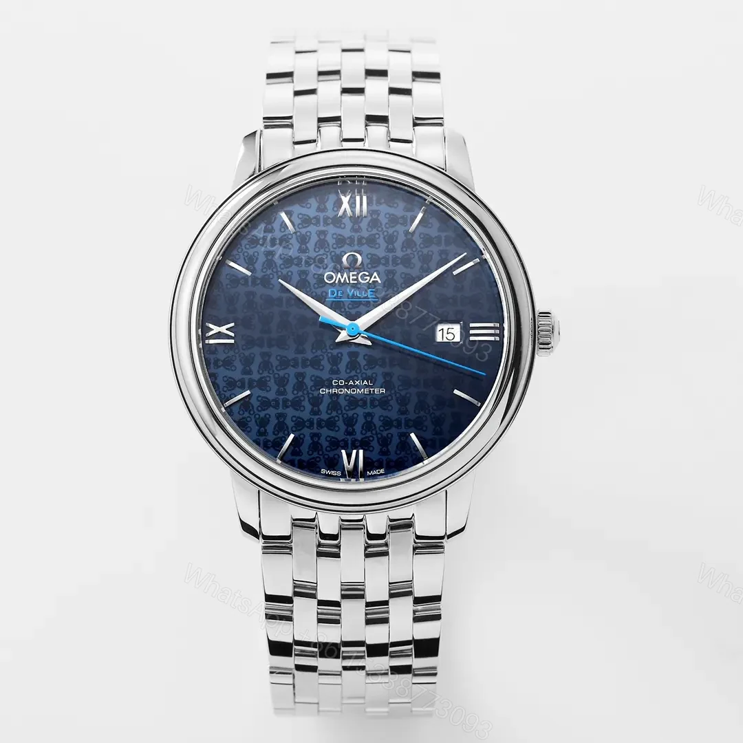 Omega De Ville Prestige Orbis Edition Blue Dial Stainless Steel Watch 424.10.40.20.03.003 — view 1