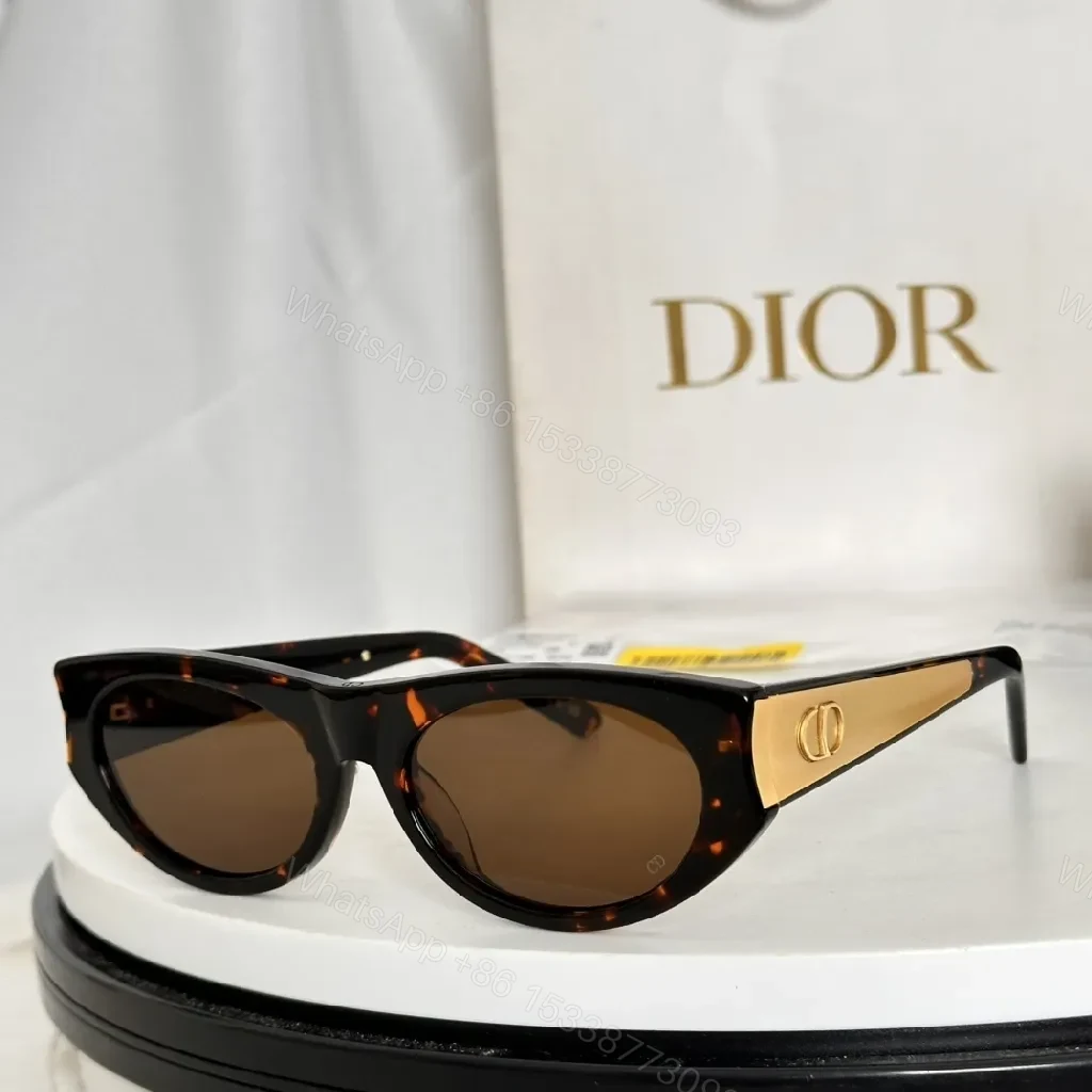 View 6 of Monogram Accent Polarized Sunglasses in Black Gold