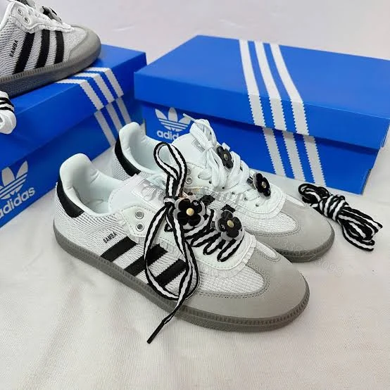View 4 of FIRST COPY Adidas Samba OG Lace Flower For Girls
