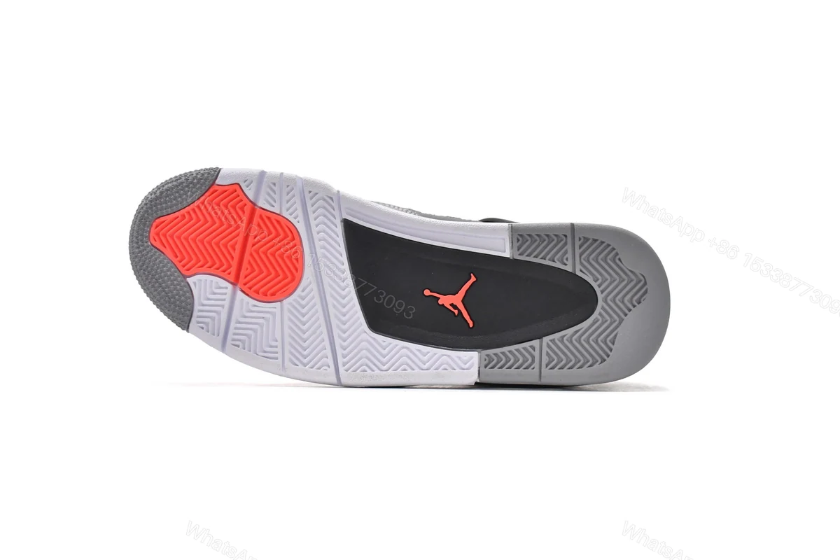 View 4 of Air Jordan 4 Red Glow Infrared DH6927-061