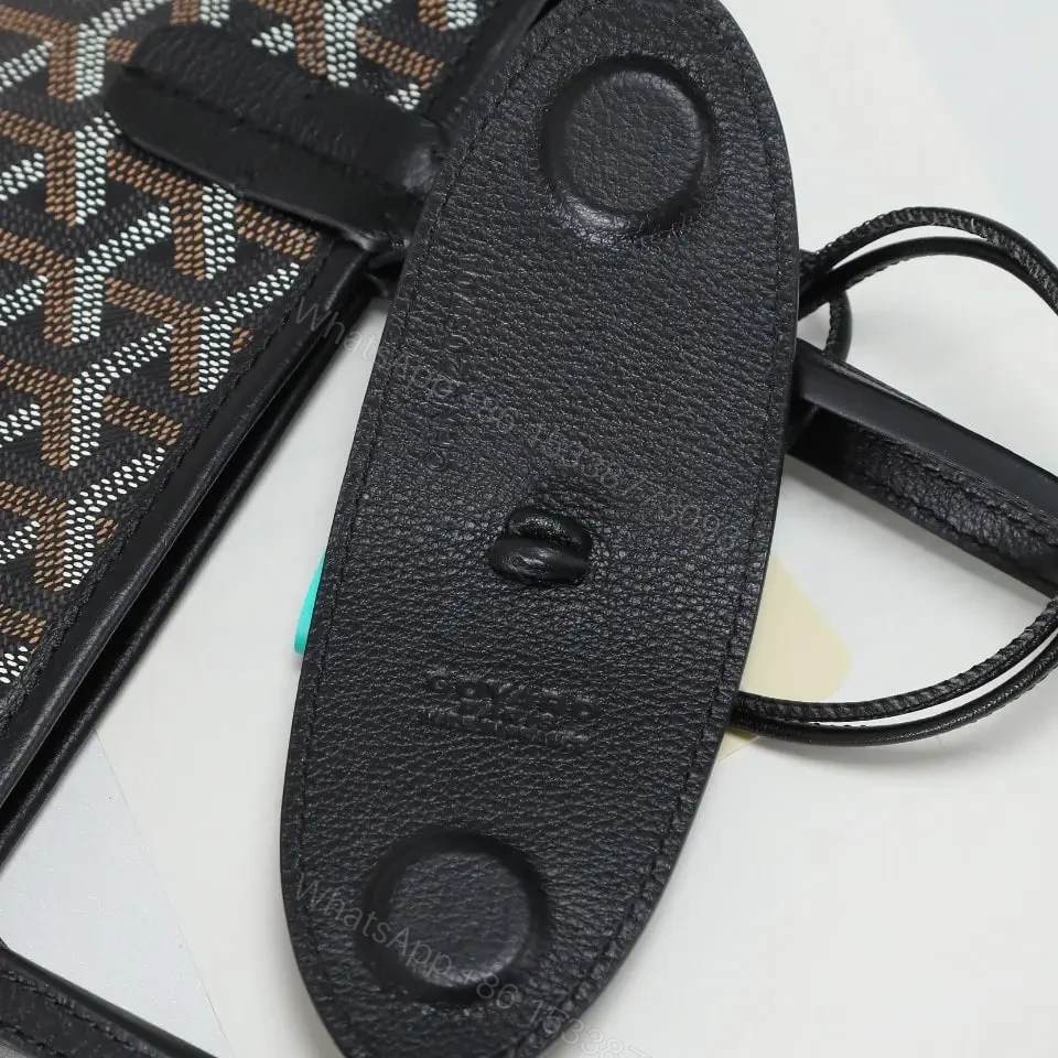 View 8 of 高仿Goyard*STLOUIP2滿印Tote手提袋黑色免檢版小號