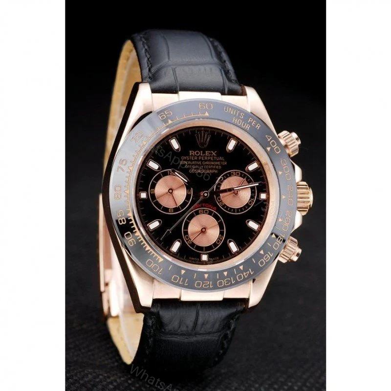 View 3 of Replica Rolex Daytona Black Dial REP016831