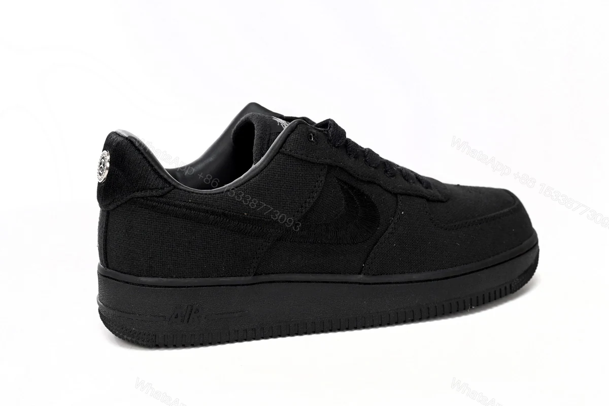 View 5 of Stussy x Nike Air Force 1 Low “Black” CZ9084-001