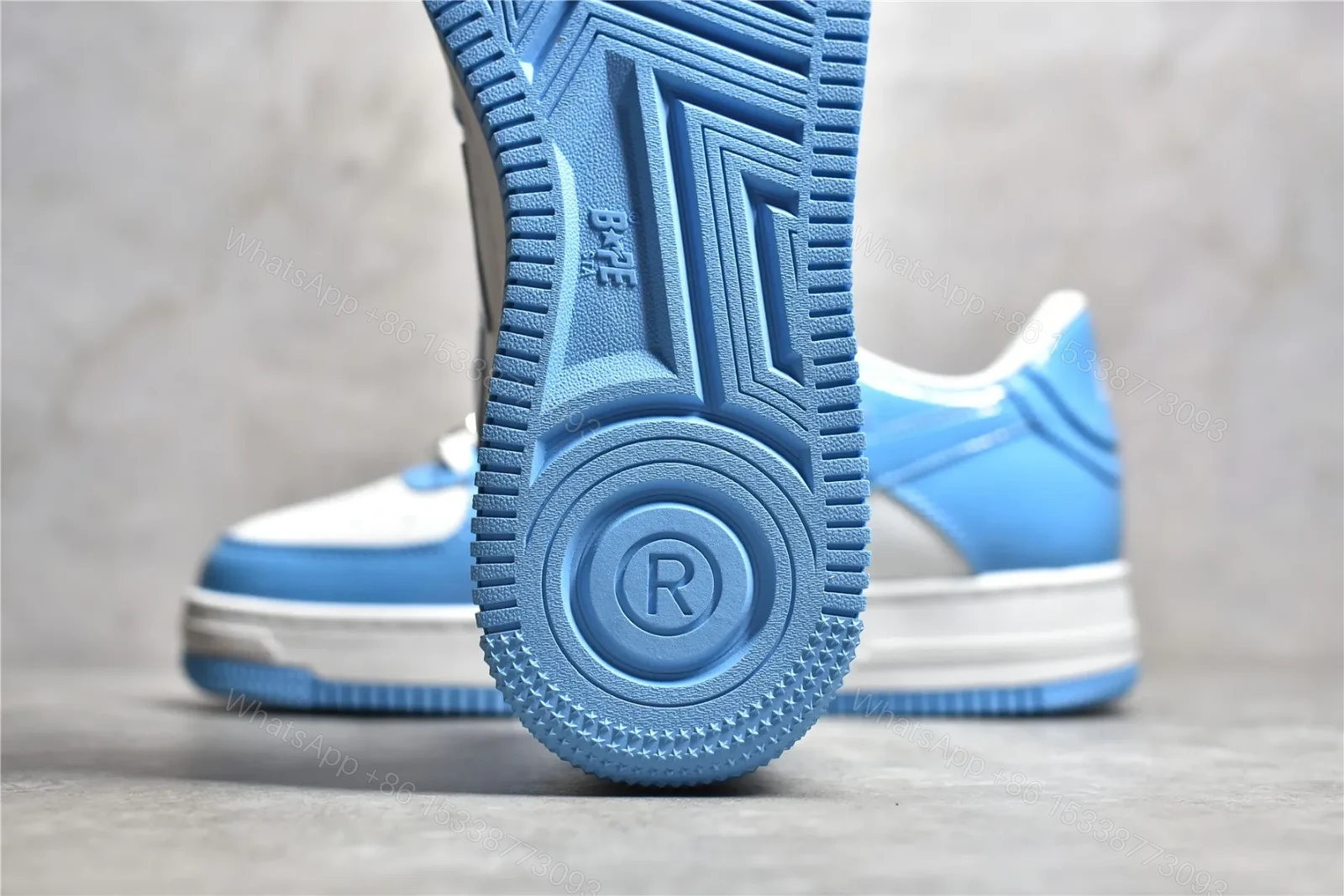 View 8 of Bapesta Blue White Reps