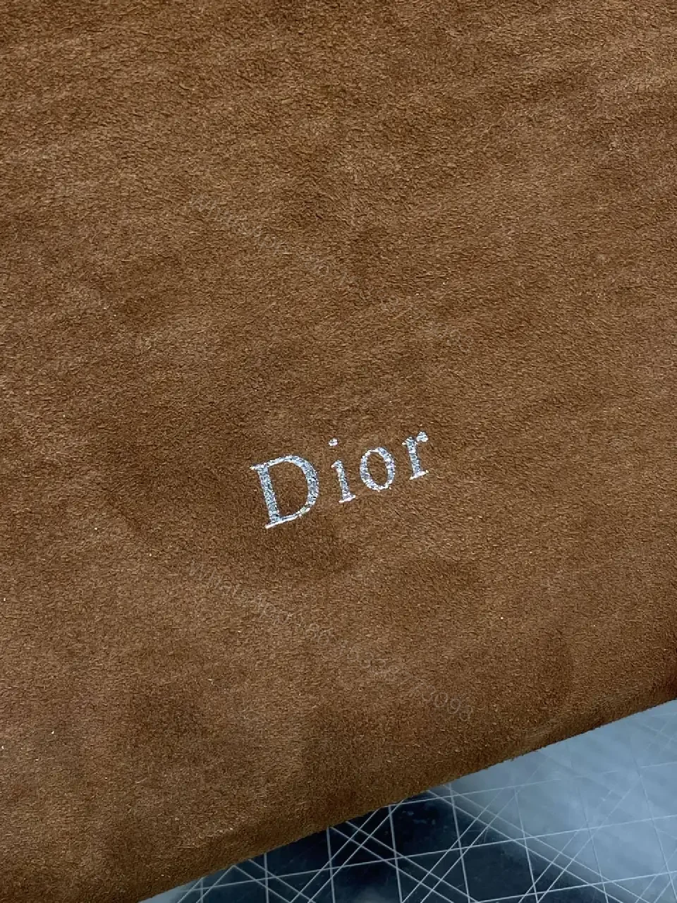 View 6 of Rich Suede Shoulder Bag: Minimalist, Subtle Branding, Crossbody