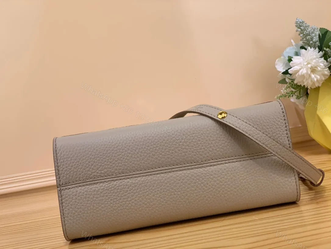 View 7 of Louis Vuitton LV Twist Handle Like Auth Lock Gold Handbags 17x25x11cm