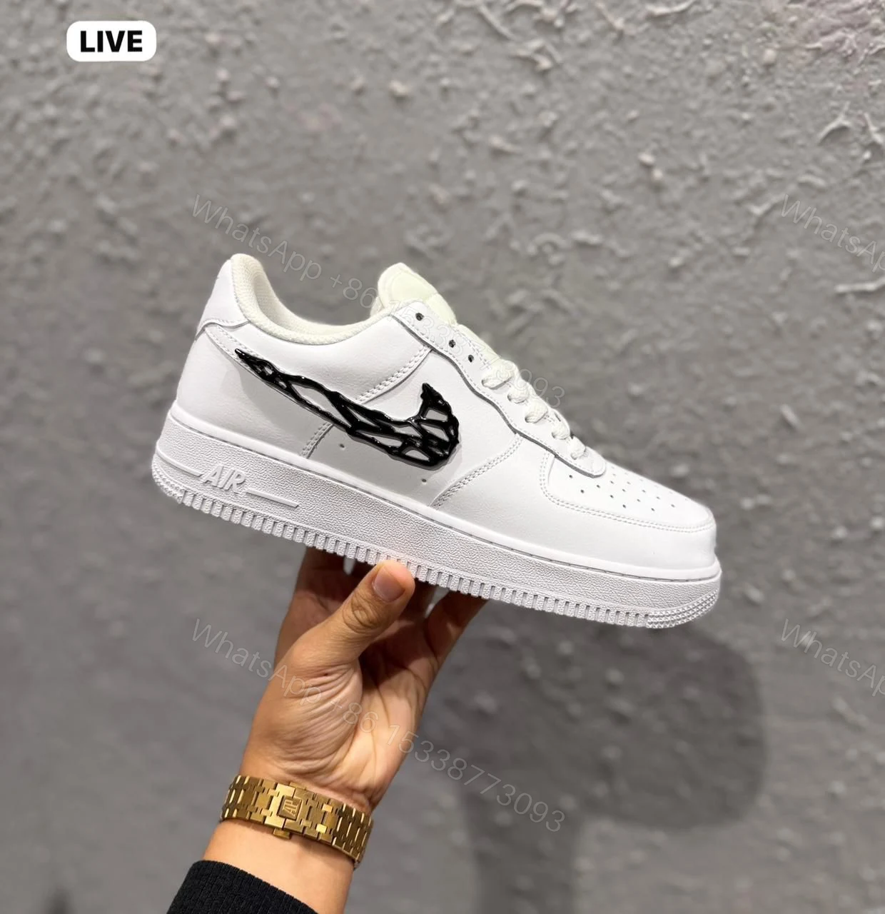 View 5 of FIRST COPY NIKE AIRFORCE ONE MOLTEN METAL VENOM SHOES