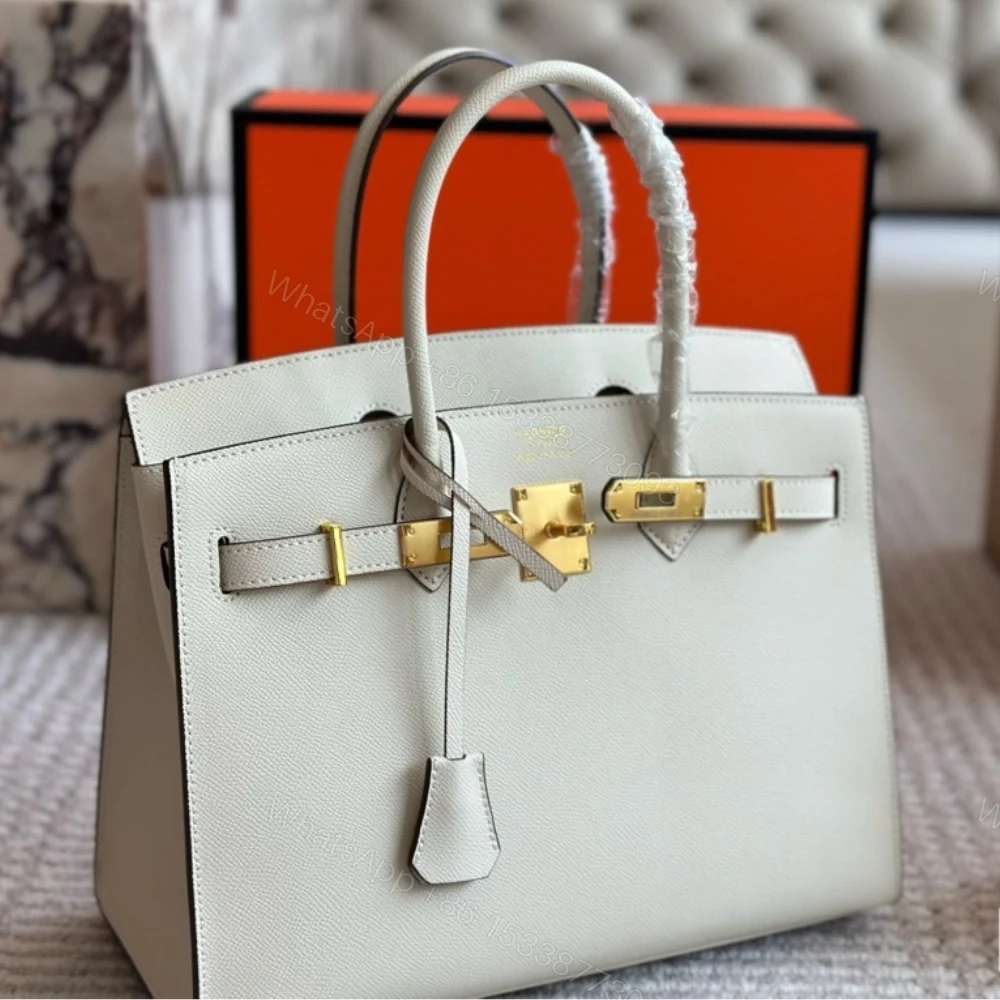 View 3 of Hermes Birkin 30 Handbag White 30Cm