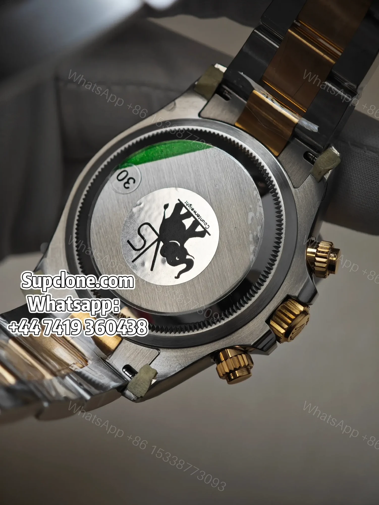 View 8 of Rolex Super Clone Daytona M126503-0003 Two-Tone Black Dial 4131 Movement