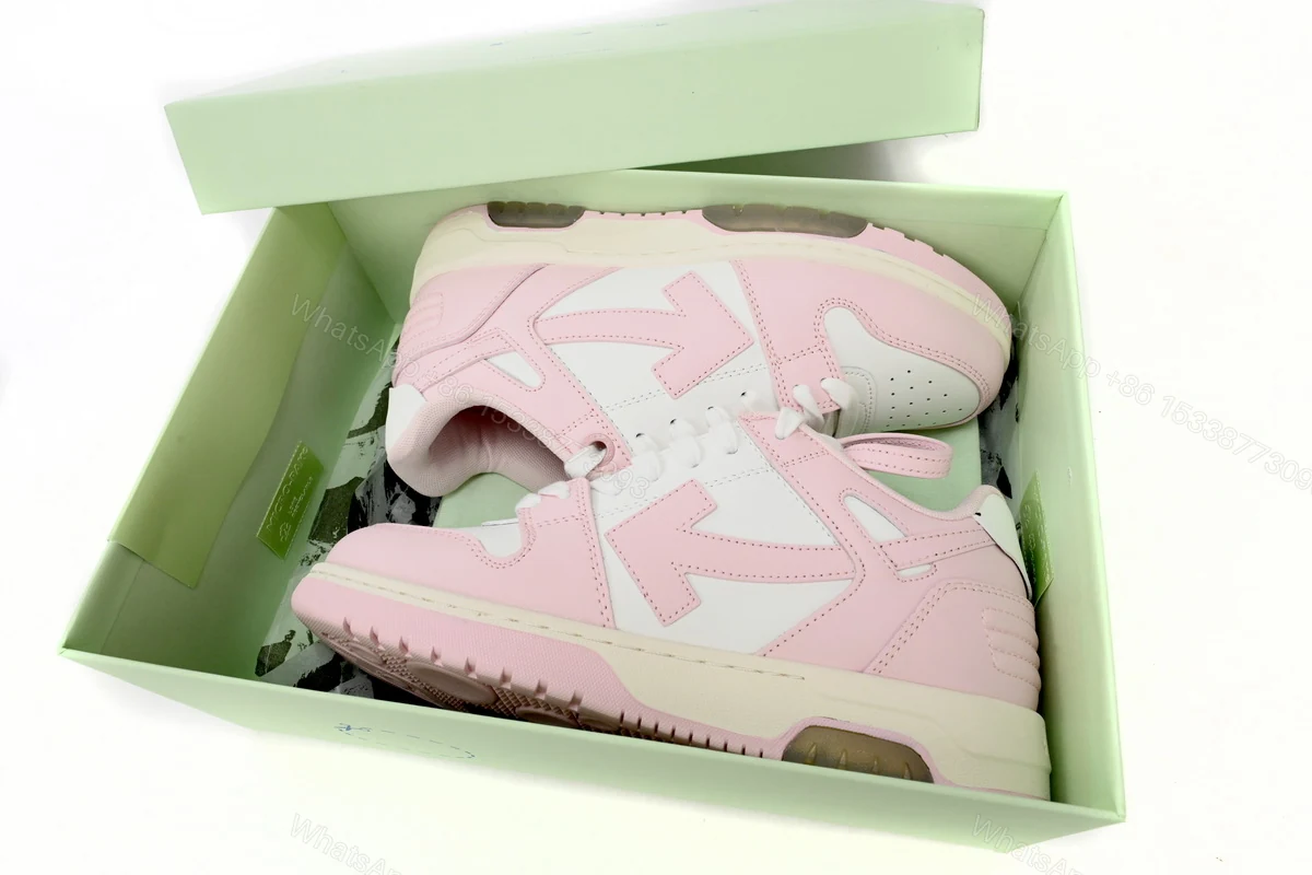 View 7 of OFF-WHITE Out Of Office OOO Low Tops White Light Pink OWIA259F21LEA0010130
