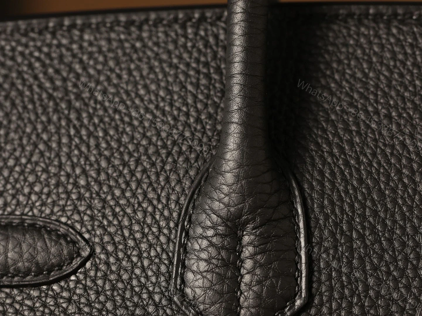 View 11 of 私人定訂製高仿HermesBirkin30黑金系列