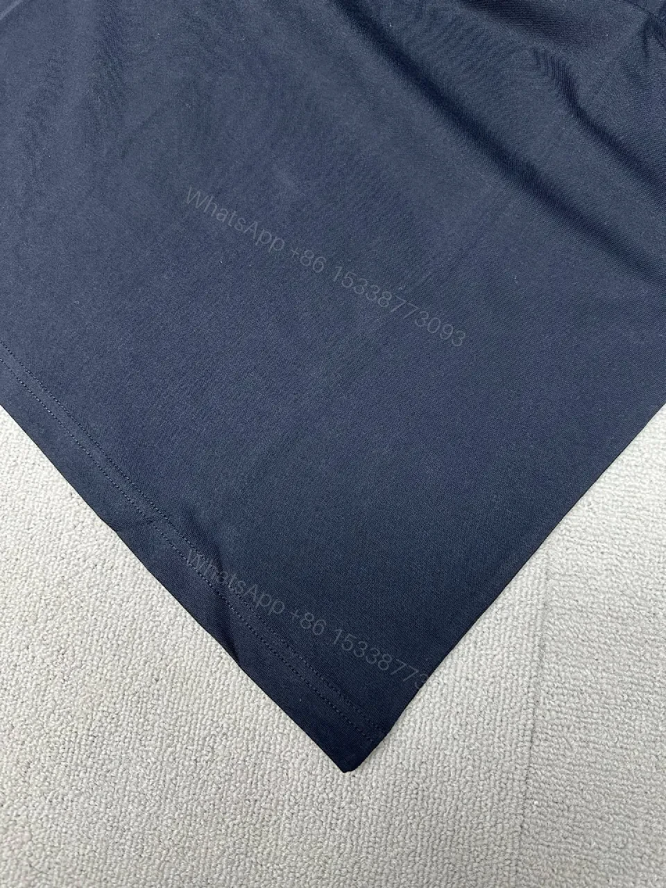 View 7 of Black Knit Tee + Logo Graphic + DIY Streetwear + Bold DIOR Triangle + T-Shirt
