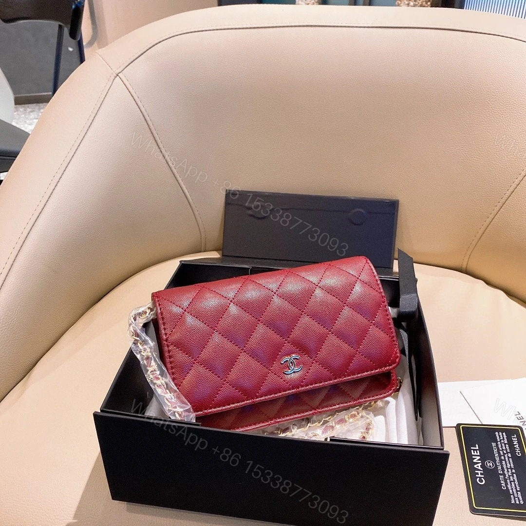 View 7 of CHANEL WOC MINI RED