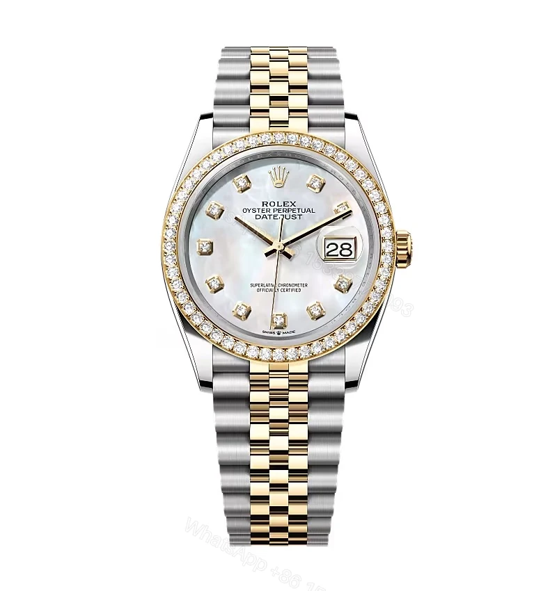 Rolex Datejust Mother of Pearl Diamond Dial 126283RBR-0009 36 mm — view 1