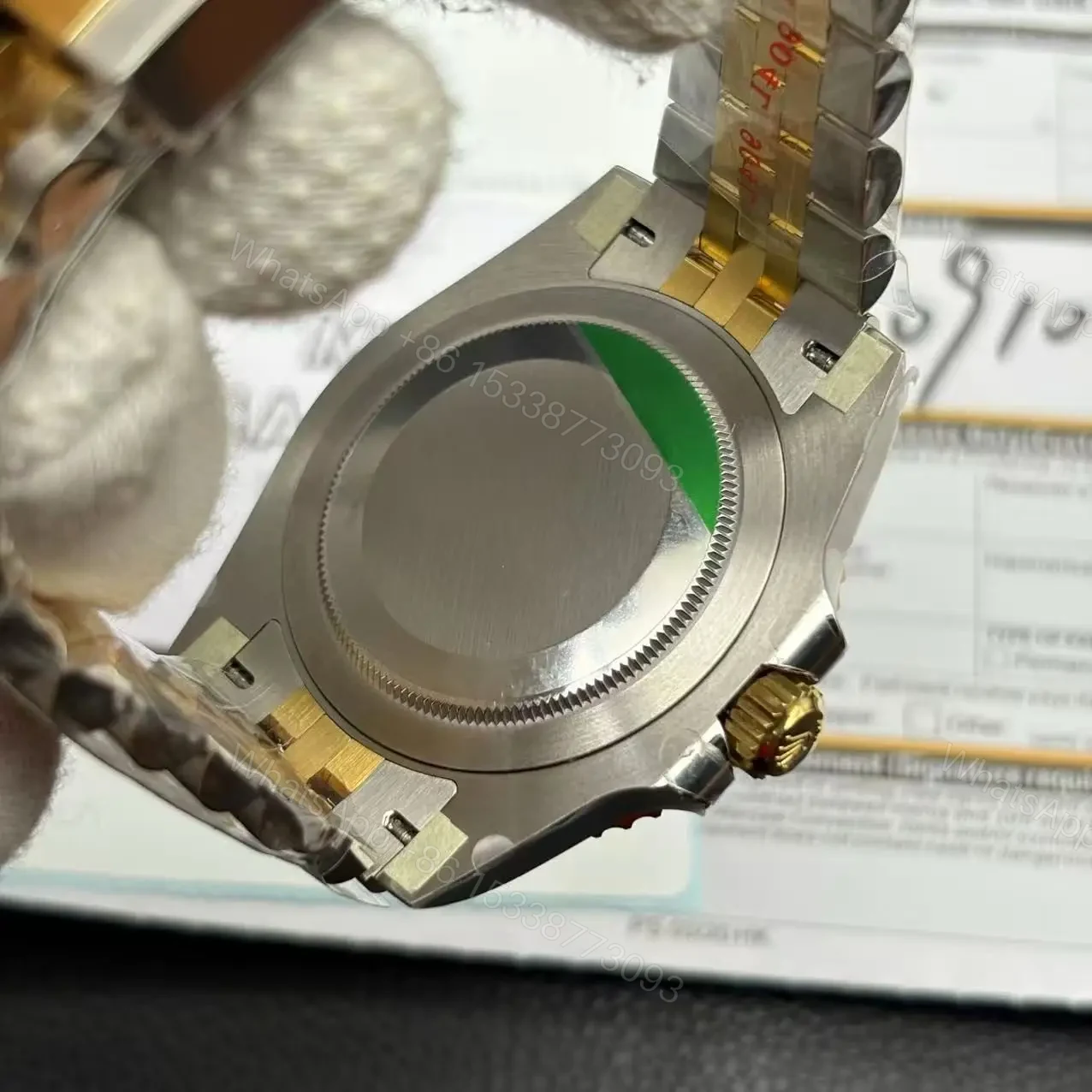 View 10 of 2023 GMT-Master 2 Silver Gold Replica Clone Watch