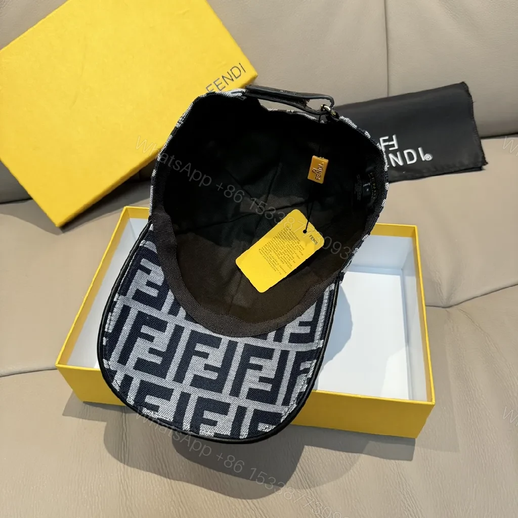 View 4 of Monochrome Cap: Geometric Monogram, Bold Texture, Street-Ready Style