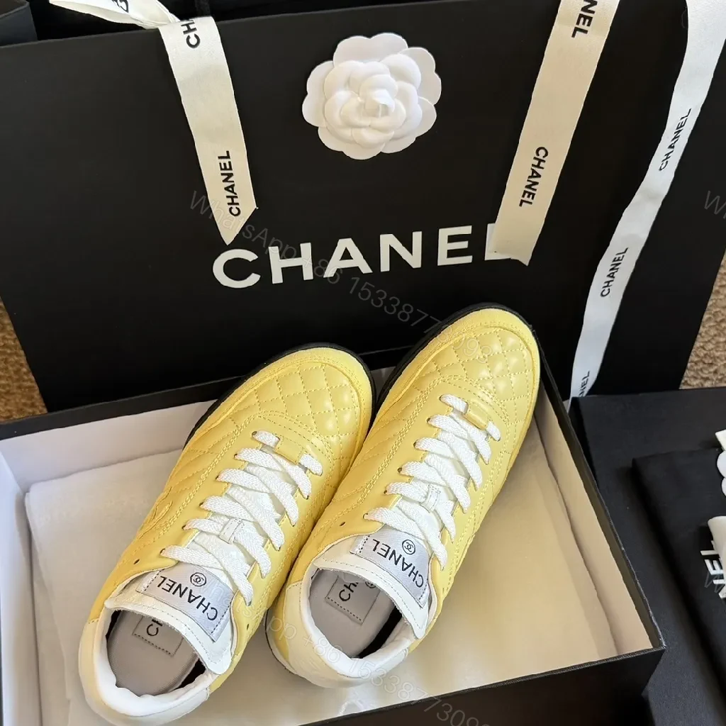 View 9 of Sunflower Quilted High-Top Sneakers with Luxury Style