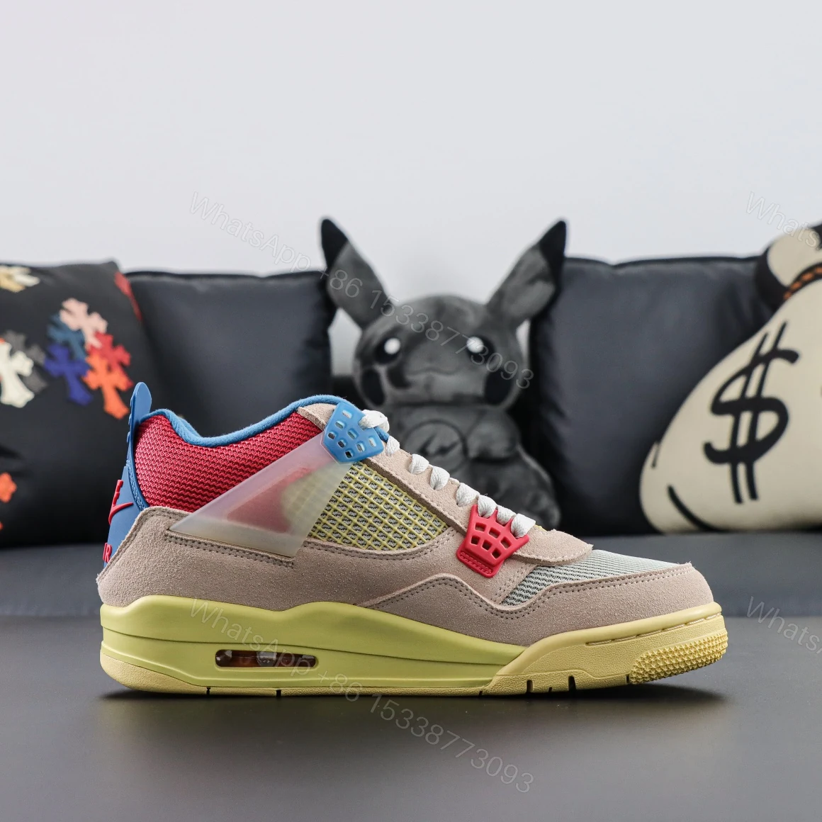 View 2 of Union LA × Air Jordan 4 Retro “Guava Ice” Reps